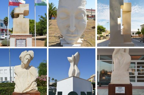 Ruta de las esculturas y monolitos Fuente Palmera Córdoba